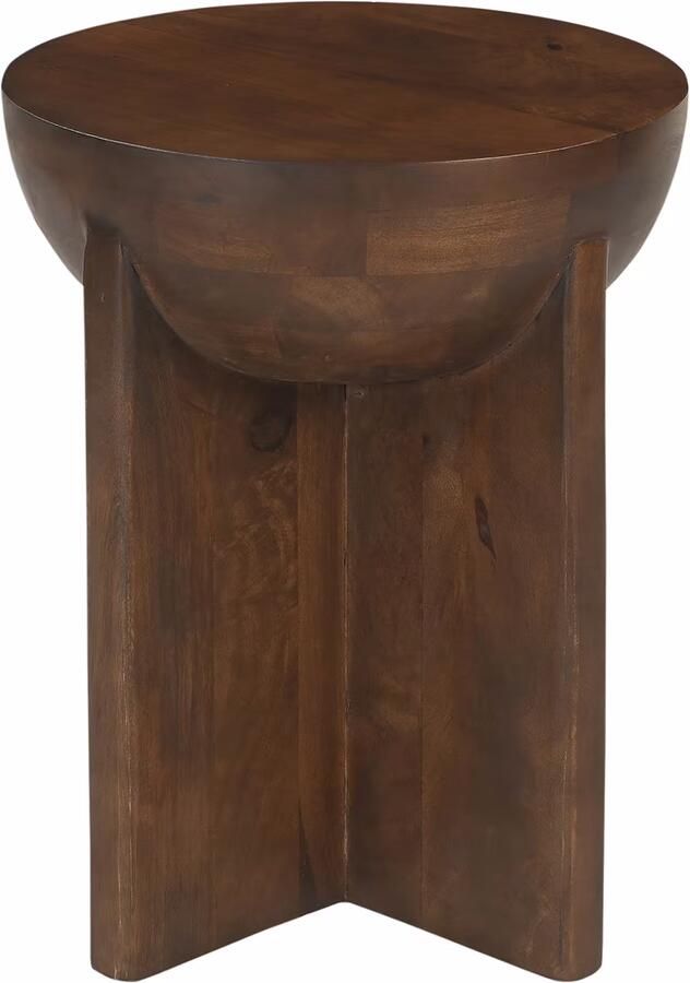 Artistiq Living Artistiq Ronde Bijzettafel Sharenna Mangohout 40cm Bruin