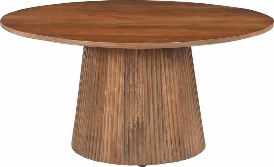 Artistiq Living Artistiq Ronde Salontafel Dyann Mangohout 80cm Bruin
