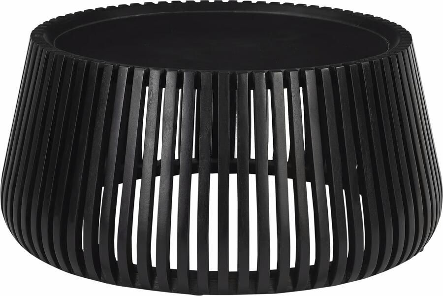 Artistiq Living Artistiq Ronde Salontafel Eriverto Mangohout 80cm Zwart