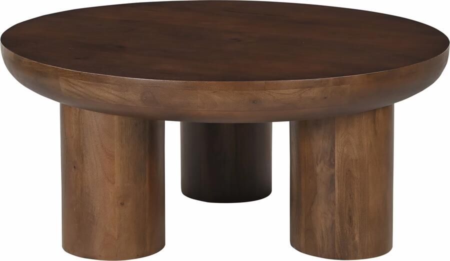 Artistiq Living Artistiq Ronde Salontafel Leighanna Mangohout 90cm Bruin