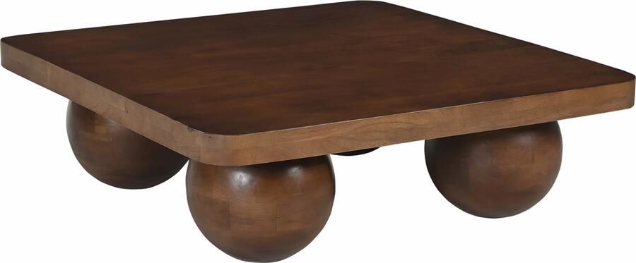 Artistiq Living Artistiq Salontafel Ambur Mangohout 90 x 90cm Bruin Vierkant