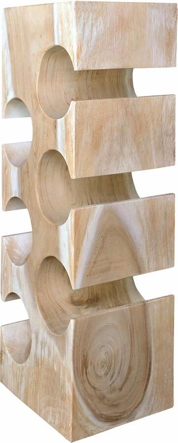 Artistiq Living Artistiq Wijnrek Etoya Suarhout Voor 6 flessen Bruin