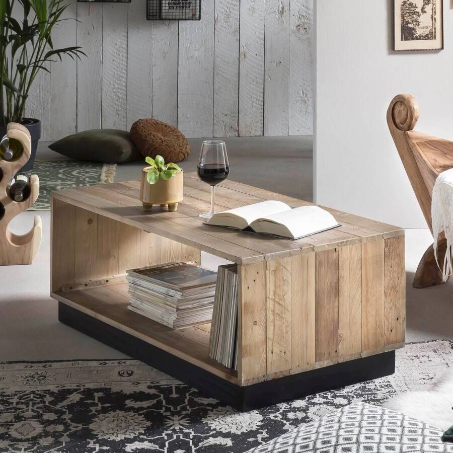 Artistiq Living Artistiq Salontafel Wilda Grenenhout 110 x 55cm Bruin