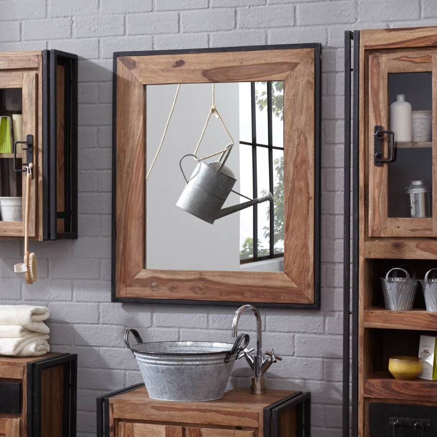 Artistiq Living Artistiq Spiegel Panama 97 x 82cm Bruin