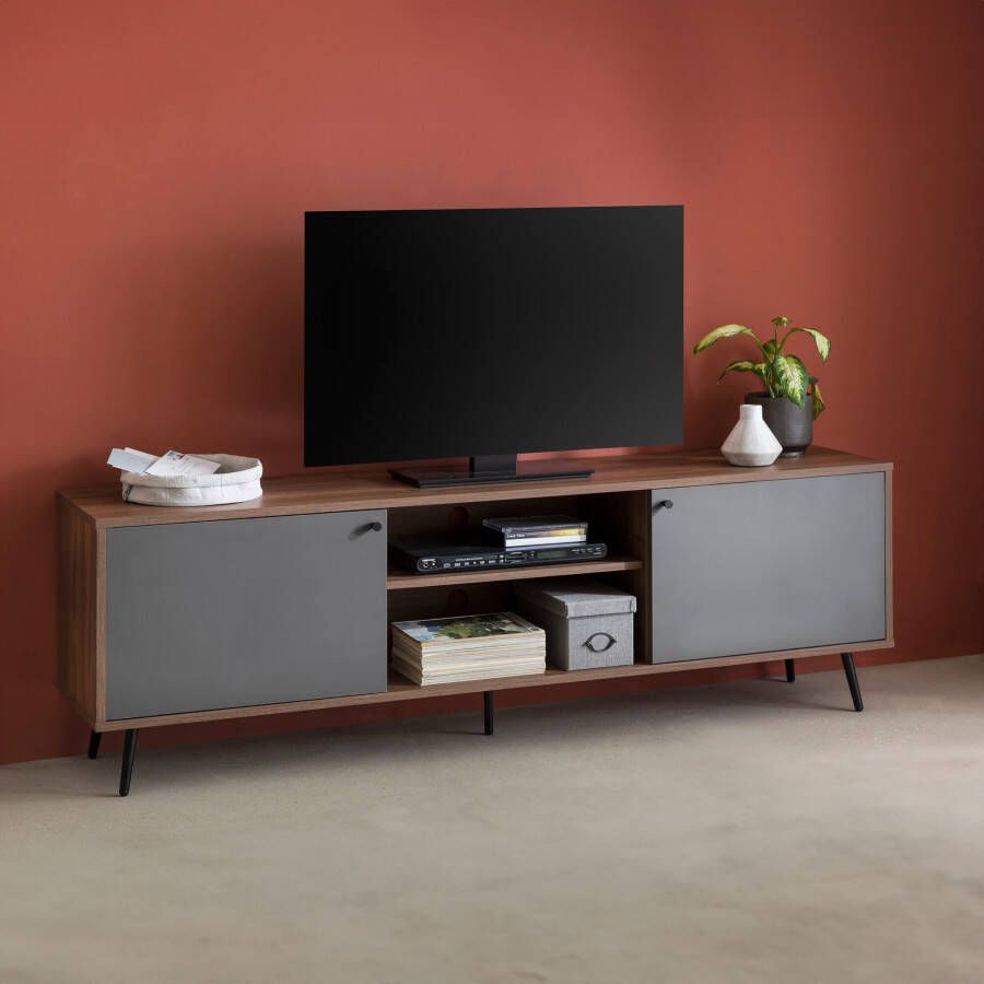 Artistiq Living Artistiq TV-meubel Romain 176cm Walnoot Grijs
