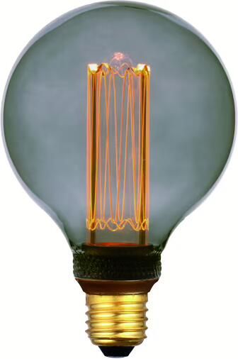 BASE Kooldraadlamp Tarika 9 5cm E27 8W Smoke dimbaar