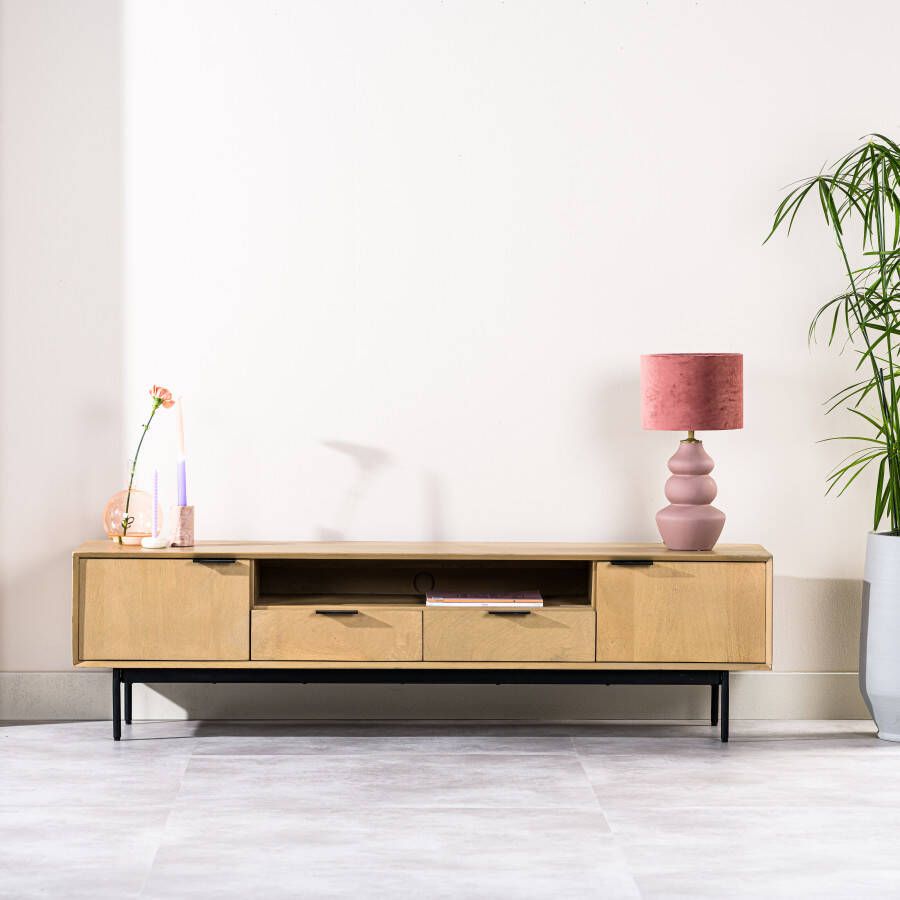 BASE TV-meubel Erron Mangohout 170 cm Naturel