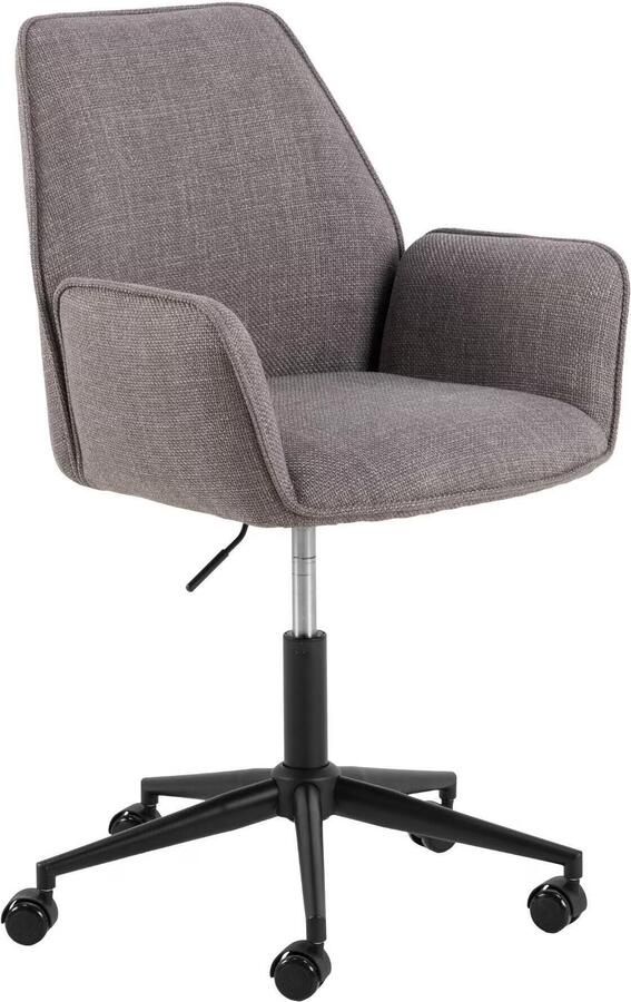 Bendt Bureaustoel Dantrell Structuurstof Grijs Bruin