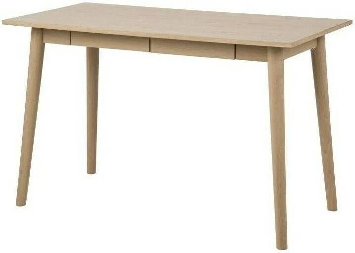 Leen Bakker Bureau Lundo eiken 60x120x75 cm - Foto 3