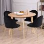 Hioshop Roxy eetkamertafel Ø105cm eiken decor. - Thumbnail 3