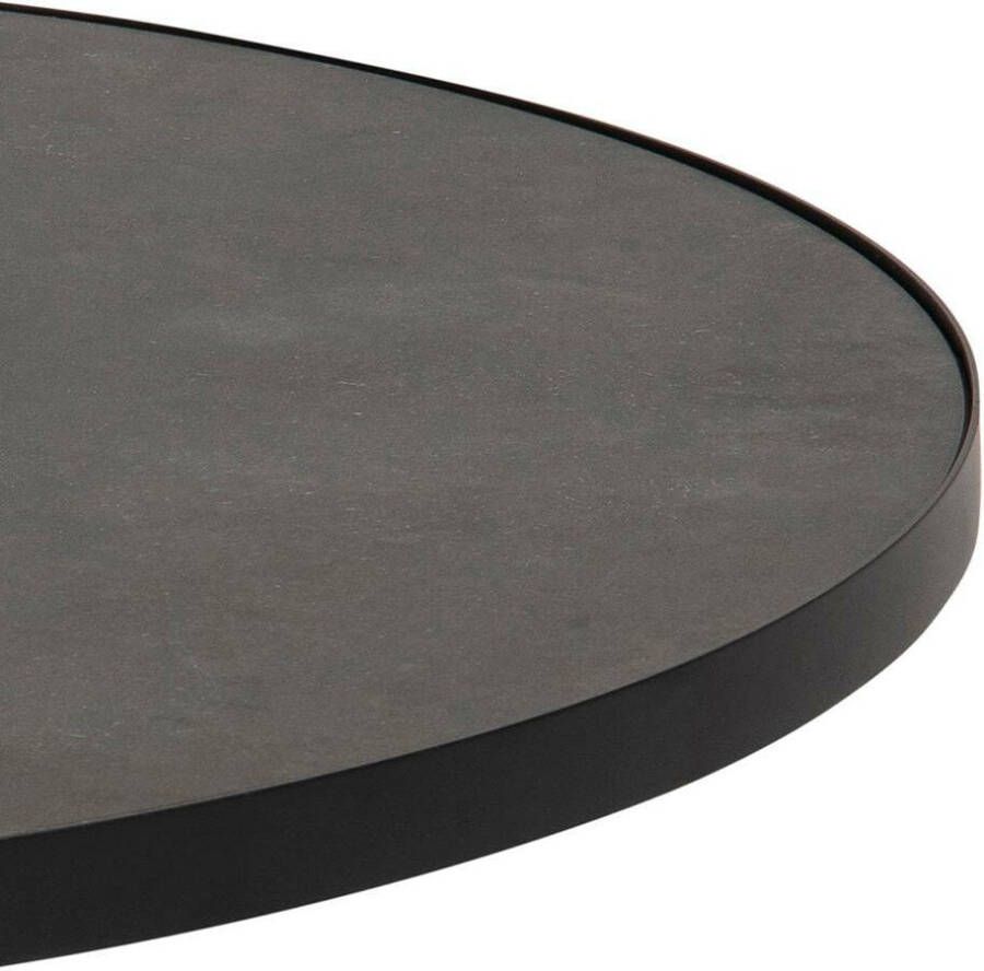 Bendt Salontafel Anemone Keramiek 86cm Zwart Rond