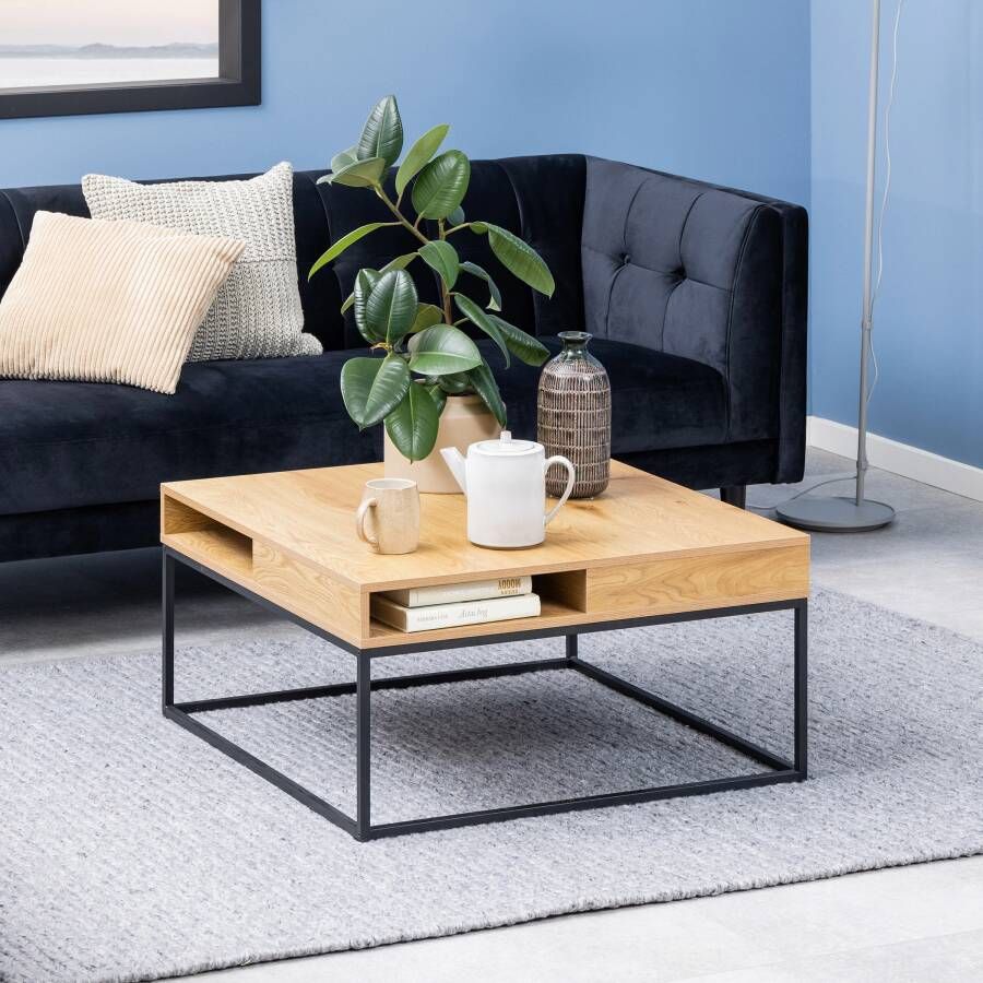 Bendt Salontafel Nightingale EIken 80 x 80cm Naturel Vierkant