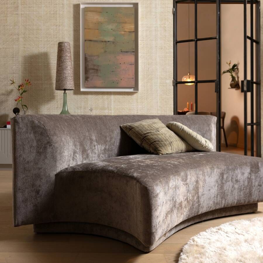 BePureHome Popular 2-zits Bankje Polyester Taupe 72x215x97