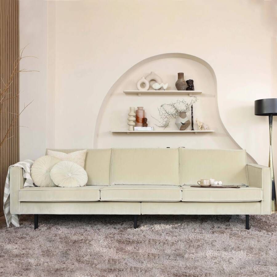 BePureHome 3-zits Bank Rodeo Velvet Pistache