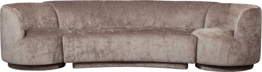 BePureHome Combi-Popular Modulaire Bank Chenille Taupe 72x370x97