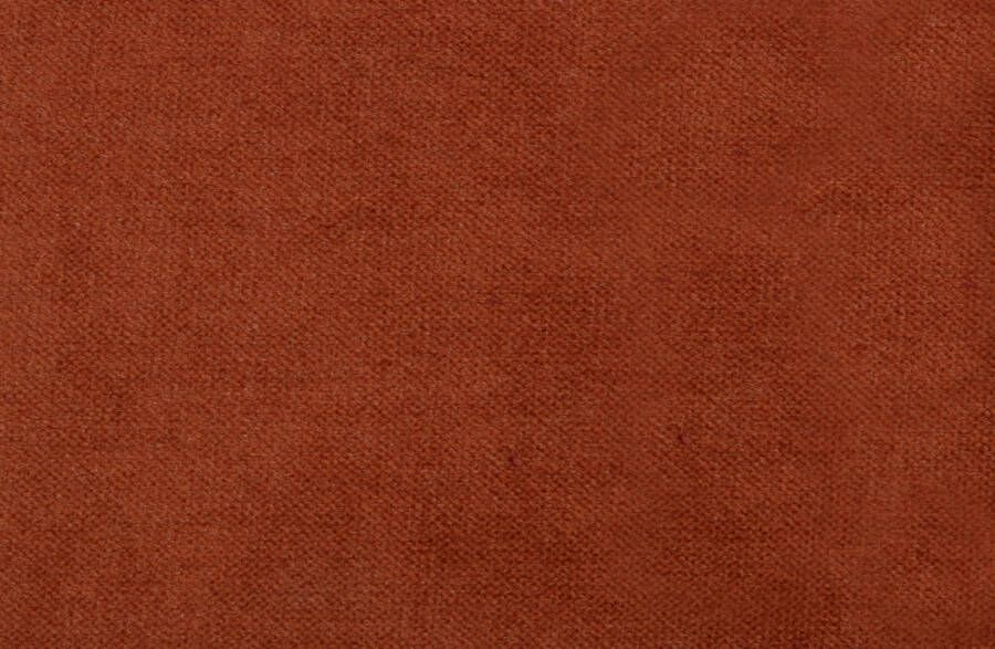 WOOOD Bank Rodeo 2 5-zits Velvet Roestbruin BePureHome