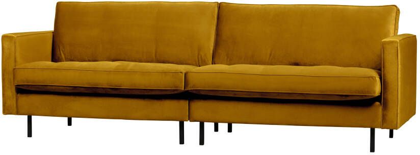 WOOOD Bank Rodeo 3-zits Velvet Oker BePureHome