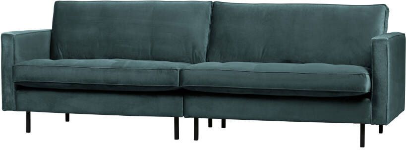 BePureHome | Rodeo Classic 3-zitsbank Velvet Teal | Zitmeubels woonkamer | 3-zitsbank - Foto 2