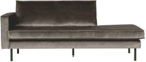 BePureHome Daybed 'Rodeo' Links Velvet kleur Taupe