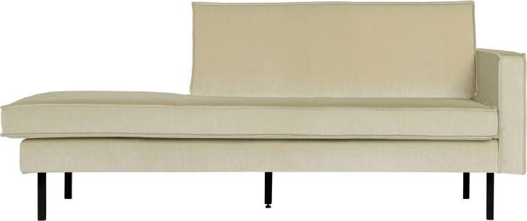 BePureHome | Rodeo Daybed Right Velvet Pistache | Zitmeubels woonkamer | 2-zitsbank