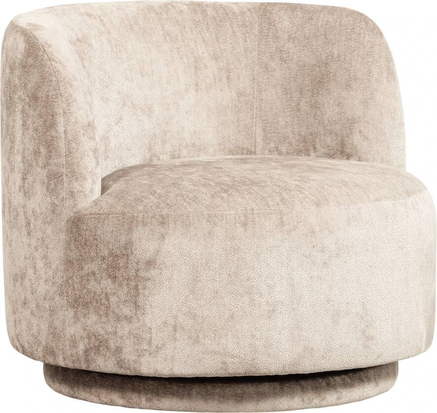 BePureHome Draaifauteuil Popular Modulair Chenille Naturel