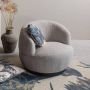 BePureHome Woolly Draaifauteuil Schapenvacht Naturel 71x84x88 - Thumbnail 2