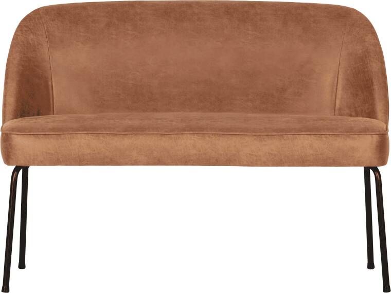 BePureHome Eetkamerbank Vogue Leder Cognac