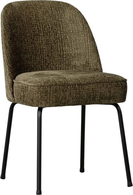BePureHome Eetkamerstoel Vogue Structure Velvet Bonsai
