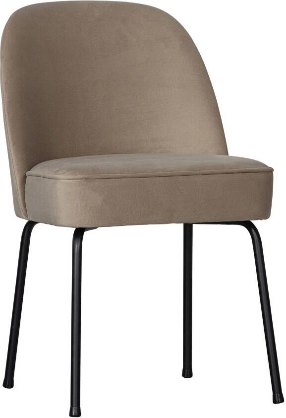 BePureHome Eetkamerstoel 'Vogue' Velvet kleur Khaki