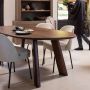 BePureHome Organiscge Eettafel Roundly Mangohout 160 x 110cm Walnoot Organisch - Thumbnail 2