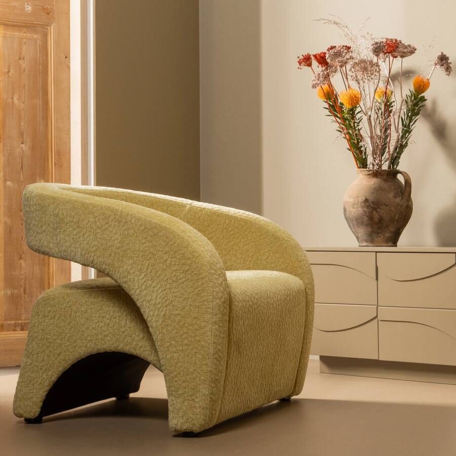 BePureHome Fauteuil Radiate Textured Lime