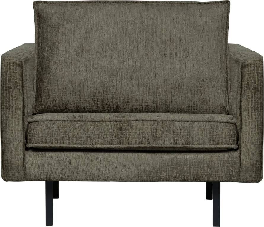 BePureHome Fauteuil Rodeo Structure Velvet Frost