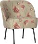 BePureHome Fauteuil Vogue Fluweel Rococo Agave 69x57x70 - Thumbnail 3