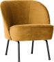 BePureHome Vogue Fauteuil Fluweel Mosterd 69x57x70 - Thumbnail 3