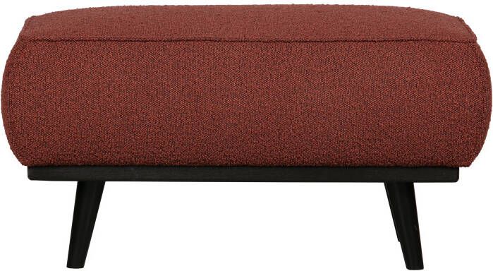 BePureHome Hocker 'Statement' Bouclé kleur Chestnut