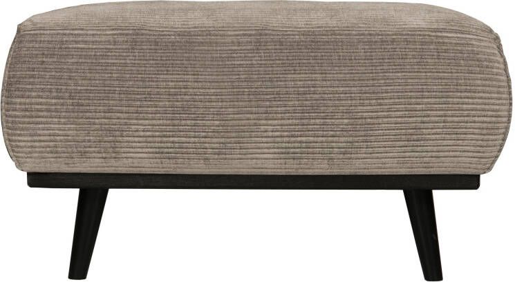 Statement Hocker Brede Platte Rib Clay 80x55cm