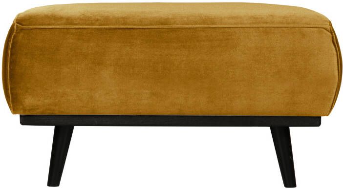 BePureHome Hocker 'Statement' Velvet kleur Honing Geel