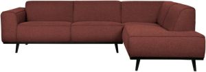 BePureHome Hoekbank 'Statement' Rechts Bouclé kleur Chestnut