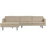 BePureHome Rodeo Chaise Longue Links Bouclé Beige - Thumbnail 2