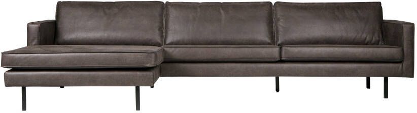 BePureHome | Rodeo Chaise Longue Links Zwart | Zitmeubels woonkamer | Hoekbank - Foto 2