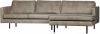 Be Pure Home BePureHome Rodeo chaise longue rechts elephant skin online kopen