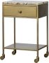 BePureHome Clinic Nachtkastje Marmer Antique Brass 68 5x45x35 - Thumbnail 3