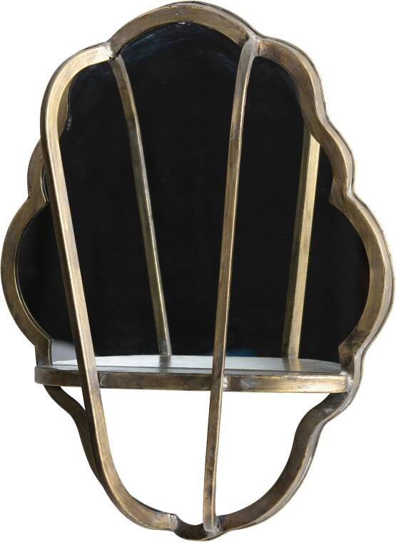 BePureHome Reflect Spiegel Metaal Antique Brass 51x40x11