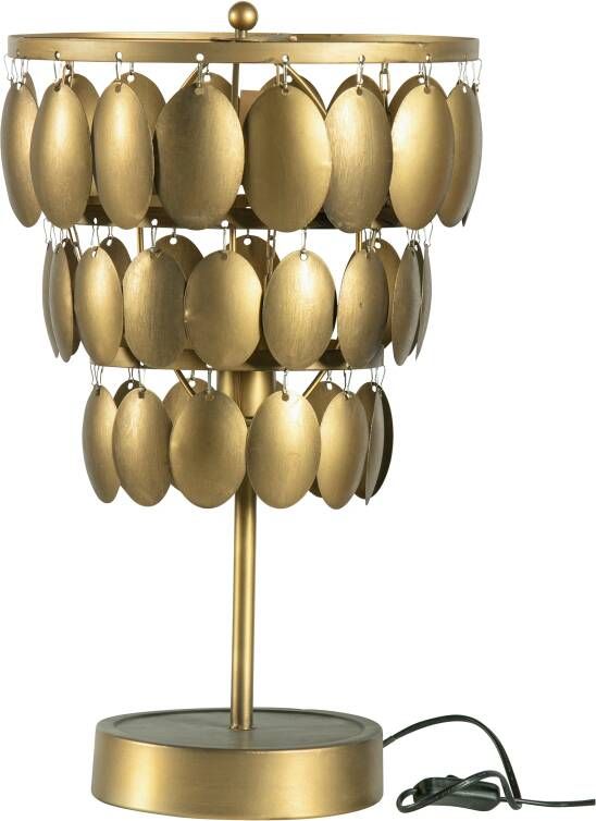 BePureHome Moondust Tafellamp Metaal Antique Brass 58x34x34 - Foto 3