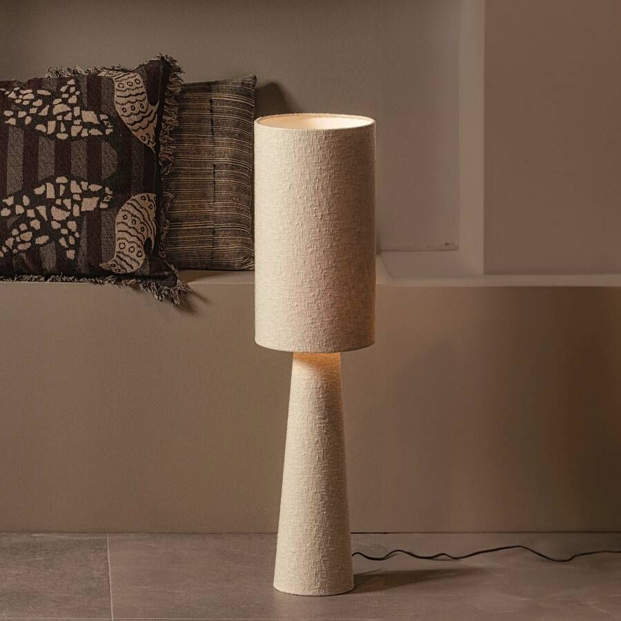 BePureHome Tafellamp Vloerlamp Loft Bouclé 90cm Naturel