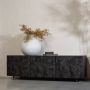 BePureHome Tv-Meubel Counter Mango Zwart 50x160x45 - Thumbnail 2