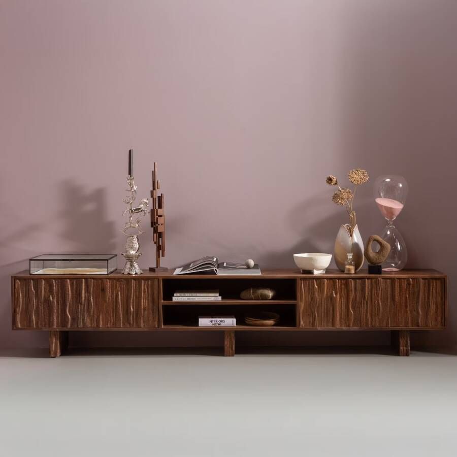 BePureHome TV-meubel Lavish Mangohout 240cm Bruin