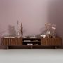 WOOOD Tv-meubel Lavish TV-dressoir Commode van mangohout push-to-open systeem H 35 cm x B 240 cm - Thumbnail 3