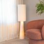 BePureHome Vloerlamp Loft Metaal|Bouclé Naturel 130x30x30 - Thumbnail 2