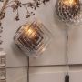 BePureHome Piazza Wandlamp Metaal Glas Zwart 20x20x14 - Thumbnail 2